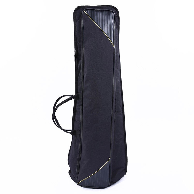حقيبة آلة موسيقية أكسفورد القماش سميكة زائد القطن تينور الترومبون حقيبة سعة كبيرة المحمولة خفيفة الوزن الأسود
