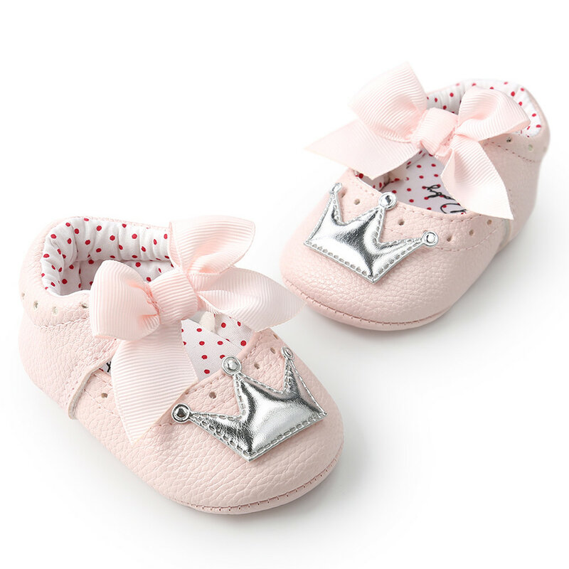 TELOTUNY Sepatu Bayi Baru Lahir Bayi Perempuan Sepatu Putri Mahkota Sol Lembut Sneakers Balita Antiselip Sepatu Kasual Bayi 2020apr