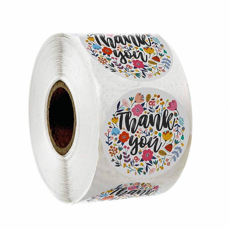 20 Kinds Colored Thank You Stickers Seal Labels Cute Stickers 500 Pcs Per Roll Scrapbook Stationery Sticker Little Stickers