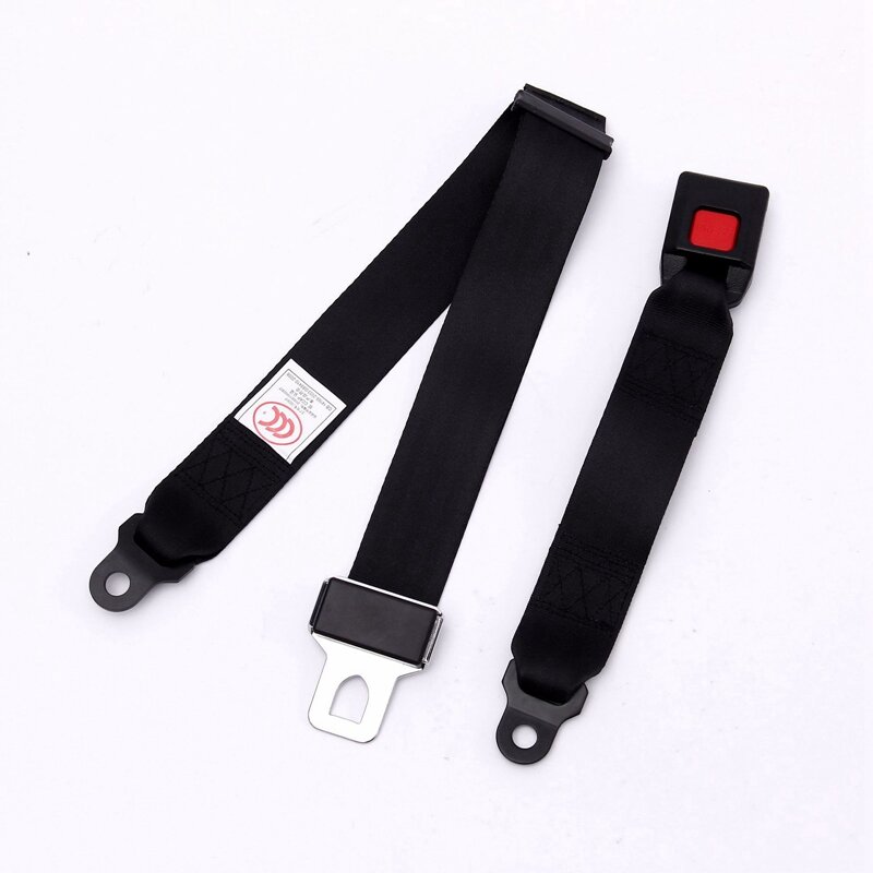 2 Points Automobile Seat Belt Universal Adjustable 2Points Safety Belts Extension for Car Truck Bus Playground Equipment