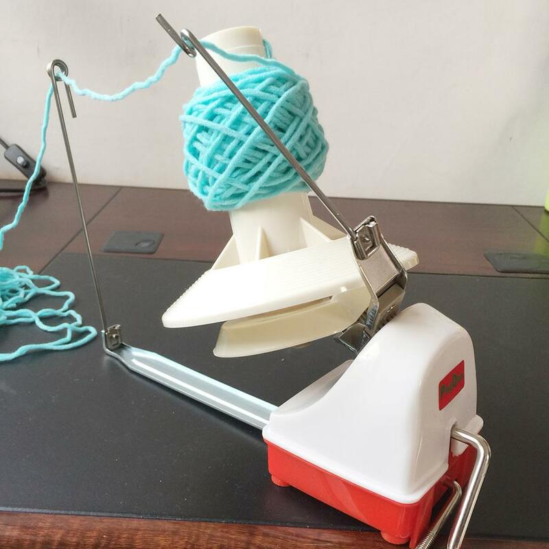 غزل الصوف اليد تعمل تدوير سلسلة الكرة الحديد آلة اللفاف الخياطة المنزلية مريحة منخفضة الضوضاء وسرعة