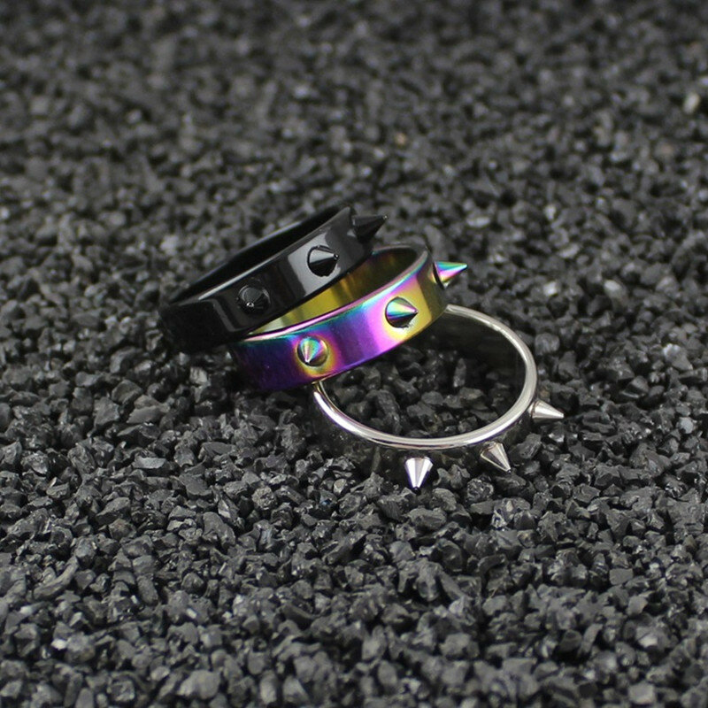 Anelli di metallo anello di autodifesa armi da dito portatili sopravvivenza vetro di emergenza esterno rottura Punk Protector