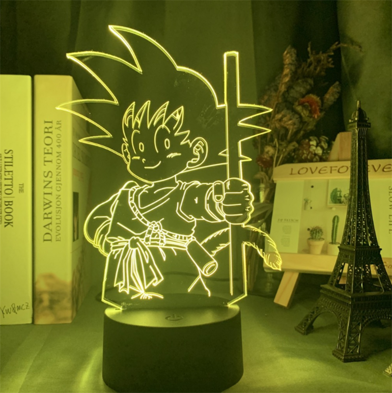 Figura da lâmpada 3d criança quarto decoração nightlight legal crianças presente de aniversário anime gadget led night light 3d ilusão