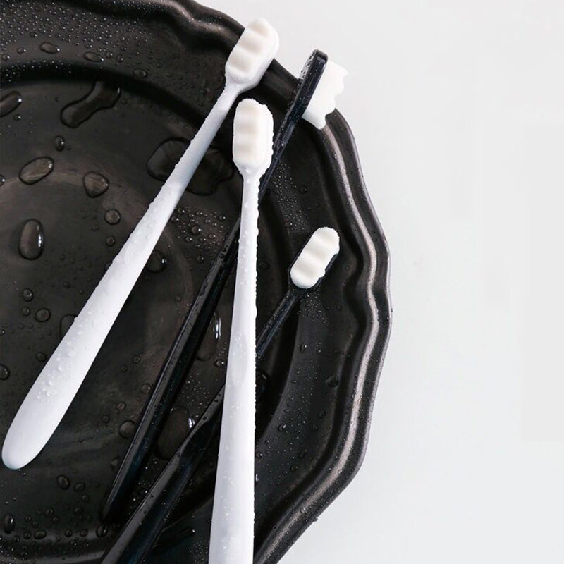 울트라 얇은 슈퍼 소프트 칫솔 휴대용 친환경 여행 야외 사용 치아 관리 브러시 구강 청소 구강 케어 도구