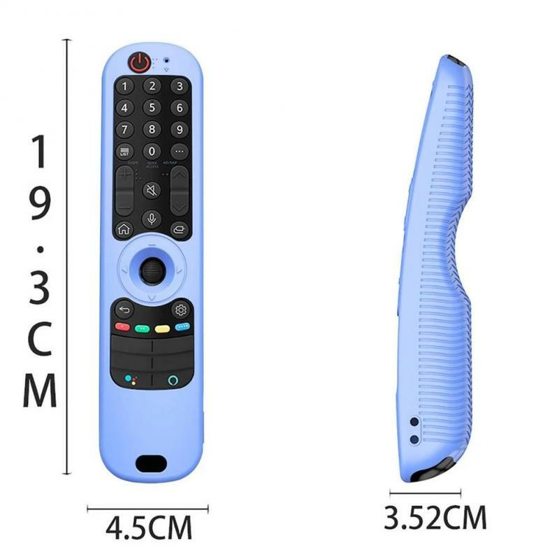 Silikon Lembut Pelindung Case untuk LG AN-MR21GC AN-MR21GA AN-MR21N Magic Remote Control Cover Shockproof Mudah Dicuci Remote