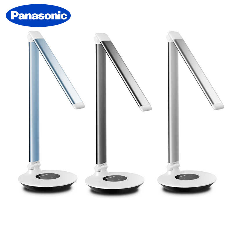 Panasonic Lampu Meja Meja Lampu Mahasiswa Lampu Baca LED Stepless Dimming Lampu Fleksibel Modern Office Home Meja Lampu