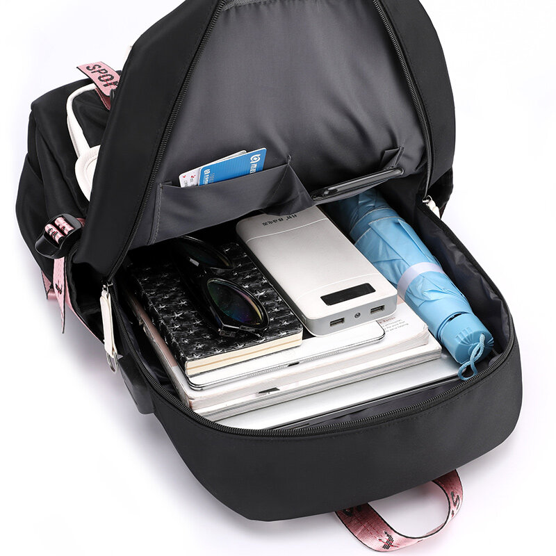 OKKID-mochilas escolares para niños y niñas, bolsa de libros para niños, bonita mochila rosa, regalo para niñas, mochila escolar grande impermeable para niñas adolescentes