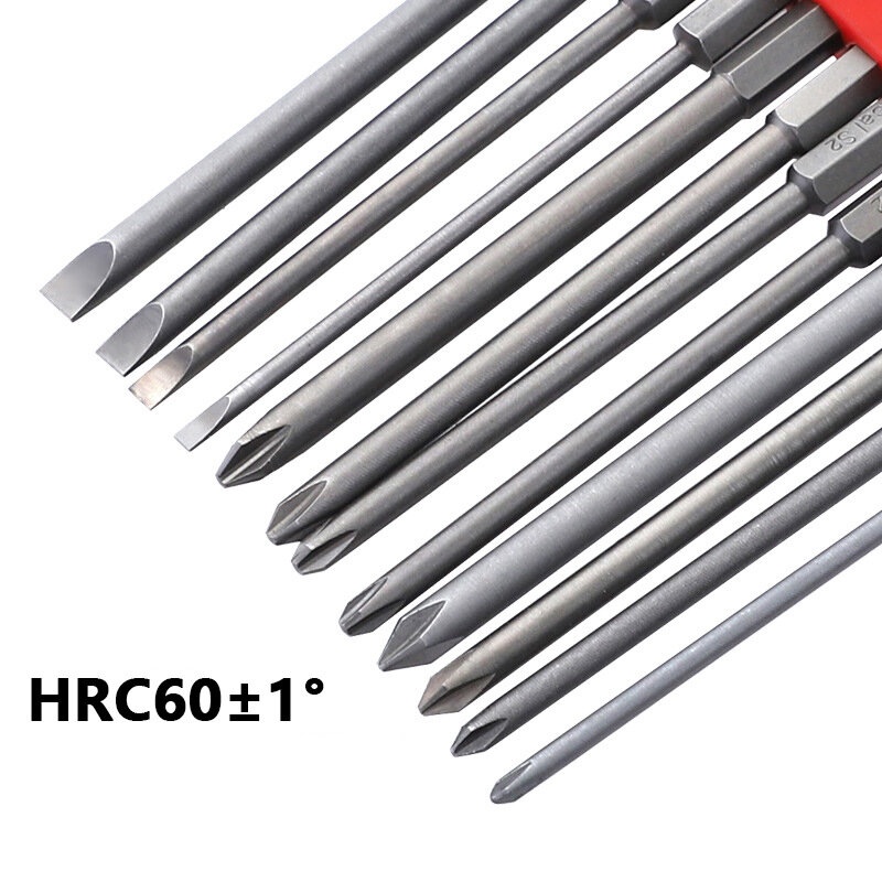 12-piece Bit Screwdriver Set with Magnetic S2 Alloy Steel Screwdriver Bit Electric Screwdriver Bit High Quality First Batch