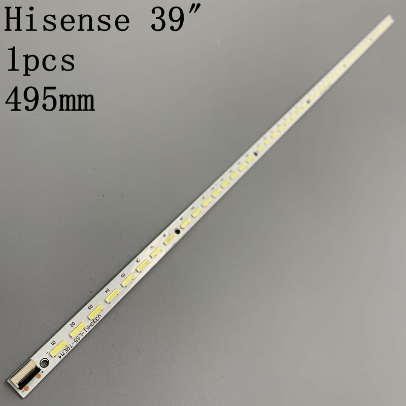 1 peça-barra de luz led com 48leds, 495mm, para tamanhos le39a700k
