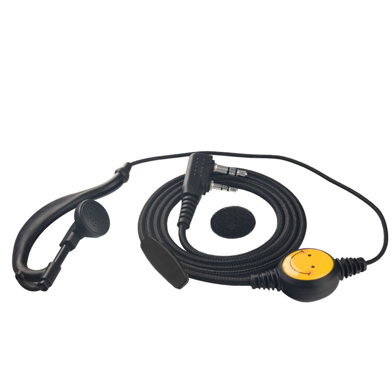 Walkie Talkie Headset In-Ear Senyum Earpiece B9 untuk Kenwood TYT Baofeng UV-5R BF-888S CB Radio Aksesoris
