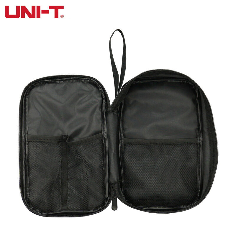 Bolsa de multímetro Digital de UNI-T, estuche rígido de almacenamiento, resistente al agua, a prueba de golpes, con bolsillo de malla para proteger