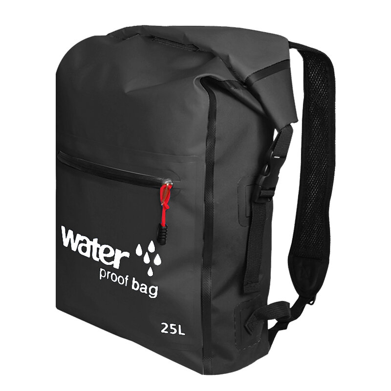 Bolsa seca impermeável portátil de 25l, bolsa à prova d'água para armazenamento de natação, reservatório, caiaque, canoa, camping, kits de viagem, bolsa flutuante de drift
