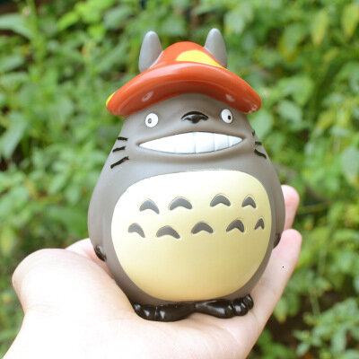 6 أنماط الزخرفية حماسية بعيدا جارتي Totoro لعب للأطفال استوديو جيبلي لطيف ديكور لسيارة سطح المكتب أصائص زرع