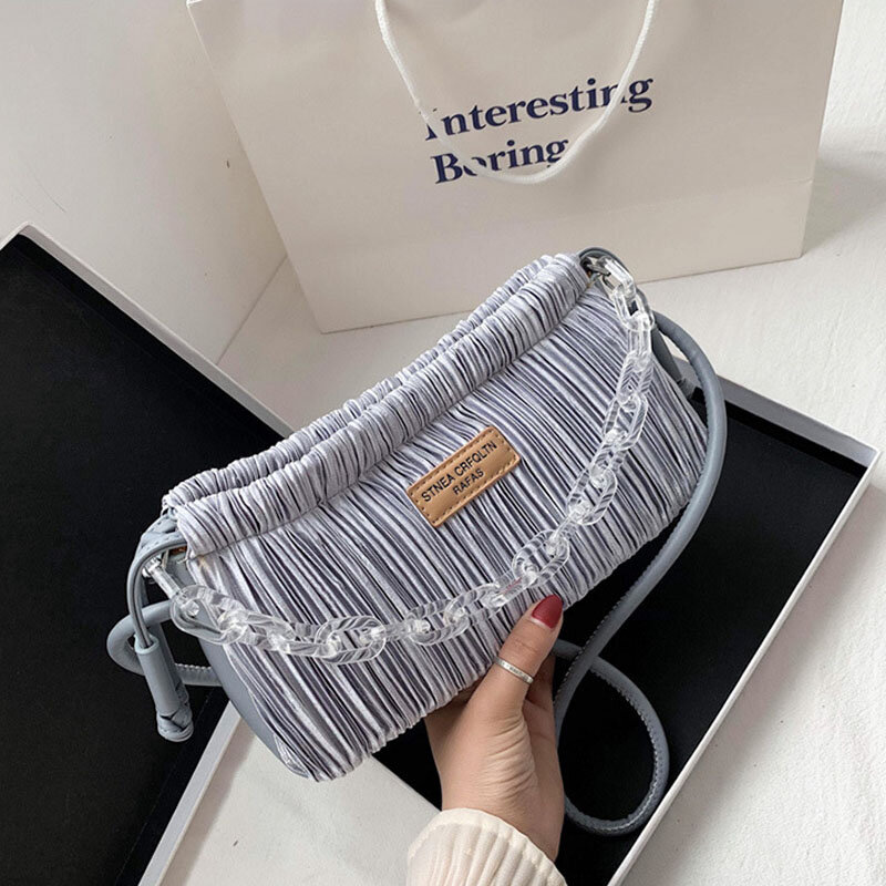 2020 neue mini handtaschen frauen mode ins ultra feuer fashion schulter tasche einfarbig einfache stil Umhängetaschen