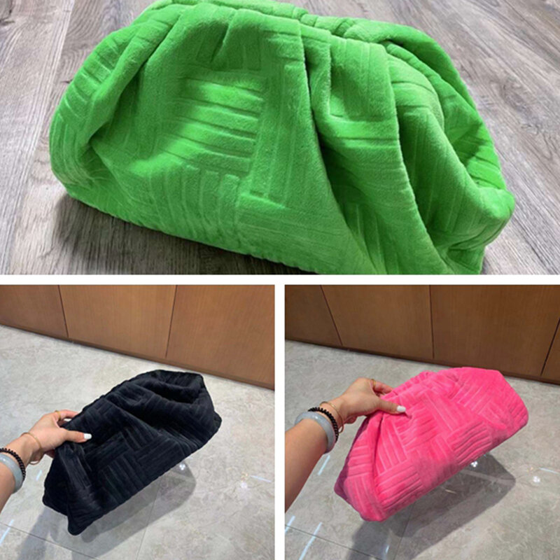 Torba na ramię luksusowe zimowe torebki damskie projektant mody wysokiej jakości torby chmurowe dla kobiet 2021 marki torebki kopertówki damskie Ins