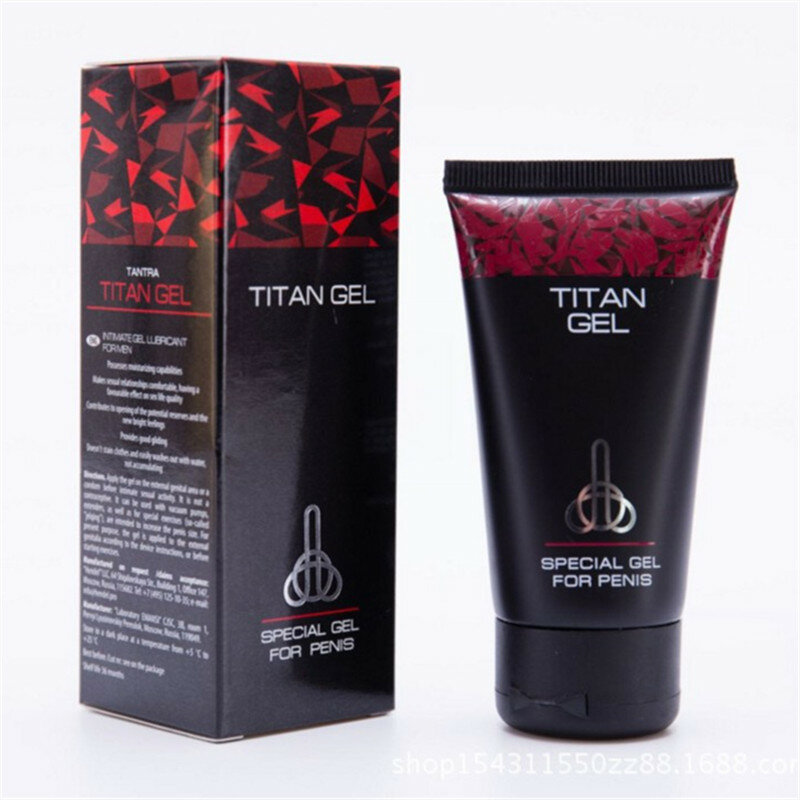 TITAN GEL-gel para agrandar el pene, crema de masaje para extensión de pene masculino, aceite esencial, juguete para adultos, realce