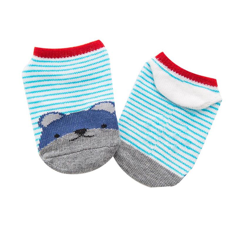 Cartoon Panda Animal Unisex Breathable Anti Slip Sole Floor Crew Socks Cute Newborn Cotton Socks Kid Children Socks