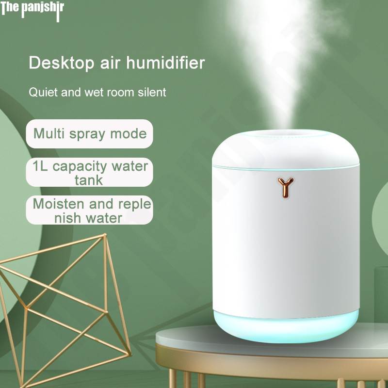 Nuovo umidificatore ad ultrasuoni per uso domestico Spray idratante dormitorio per studenti umidificazione auto Aromatherap con luce notturna a LED