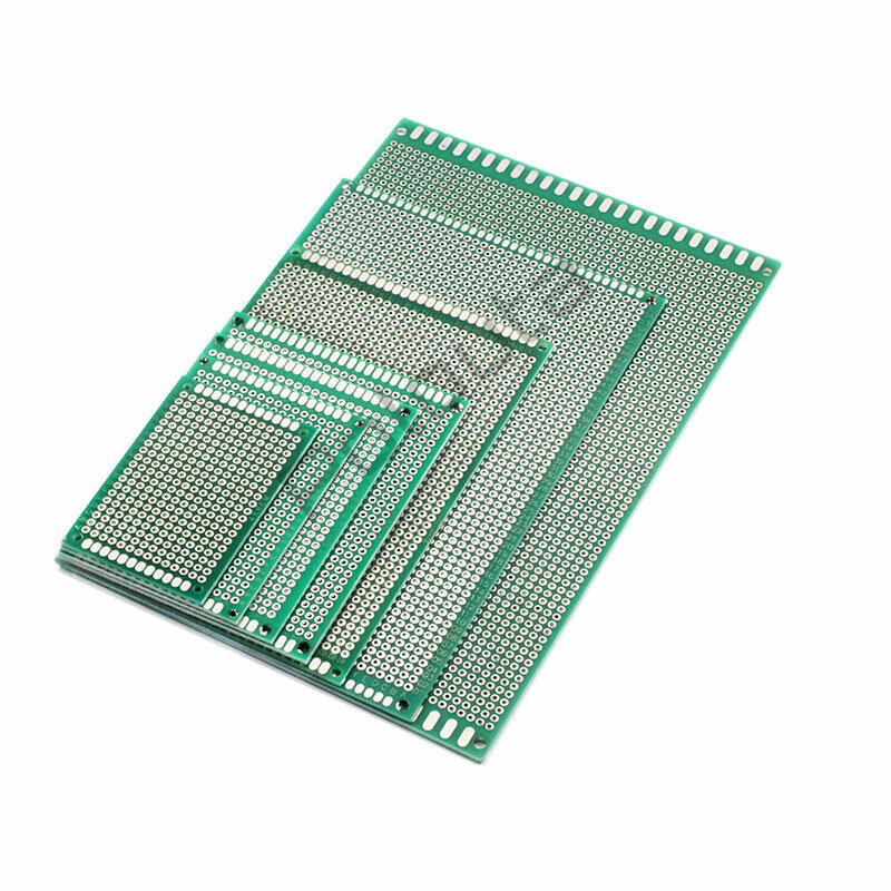 Placa de circuito de placa de cobre de baquelita, placa de protección de condensador de fibra rota, doble cara, 12x18, 2,54mm, PCB