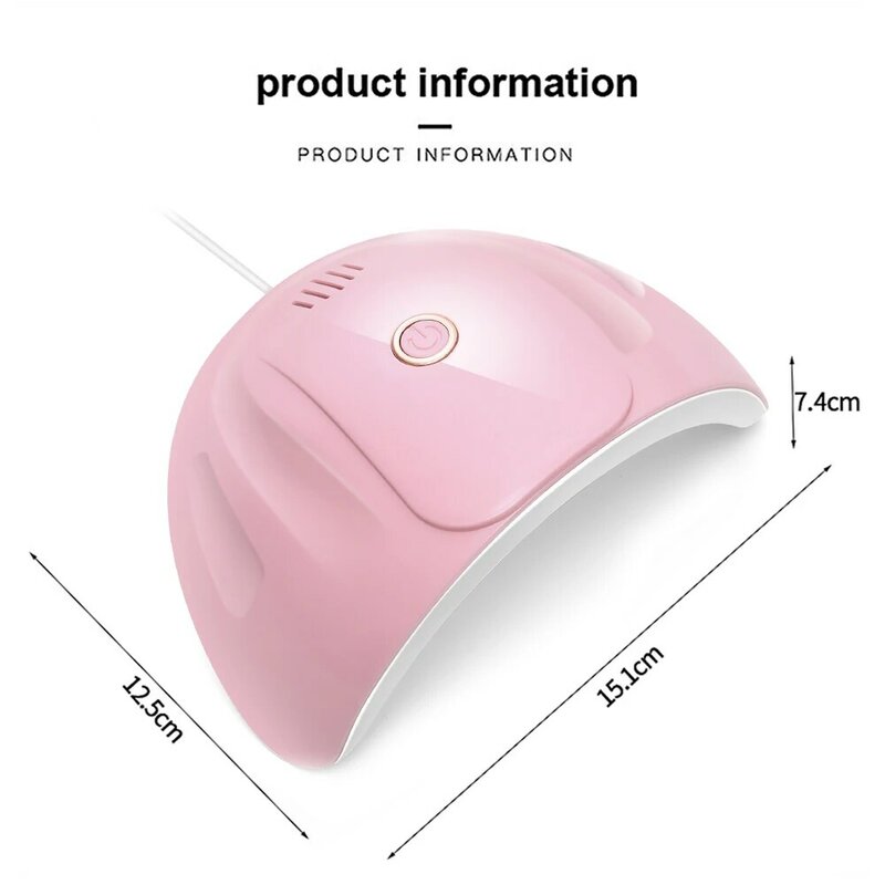 Lámpara secadora de uñas con Sensor automático, luz LED UV de 88W para todos los geles, 3 temporizador, para manicura y pedicura profesional