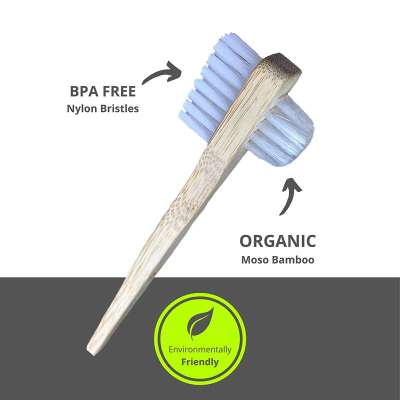 100 Stuks Milieuvriendelijk Bamboe Orthodontische Dubbelzijdig Tandenborstels Valse Tanden Borstel Zachte Oral Care Tools Dropshipping