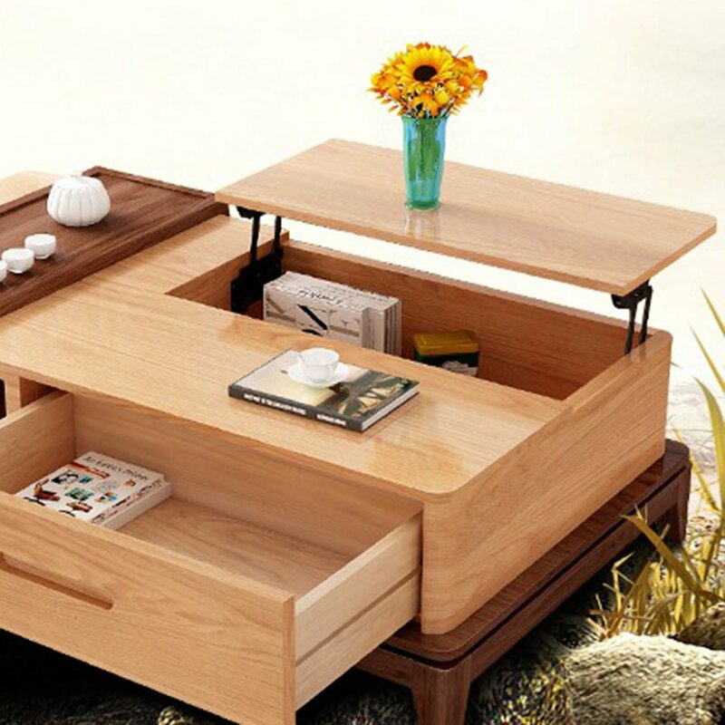 Подъемный верхний кофейный столик, подъемная рамка, металлическая деталь, фитинг с пружинной складной стоечной рамкой