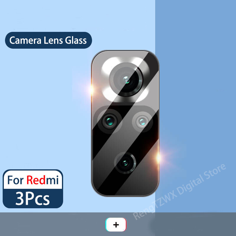 Vetro dell'obiettivo della fotocamera 3000D per Xiaomi Redmi Note 11 Pro 10 K40 pellicola salvaschermo Redmi Note10 Pro 10 S 9 8 8T 9A 9C 8A 6 7 9 A Film