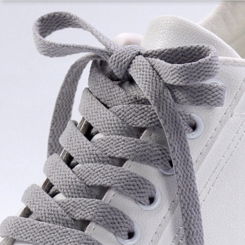 1Pair Flat Shoelaces for Sneakers 36colors Fabric Shoe laces White Black Shoe lace Boot Laces for Shoes Classic Soft Shoestrings