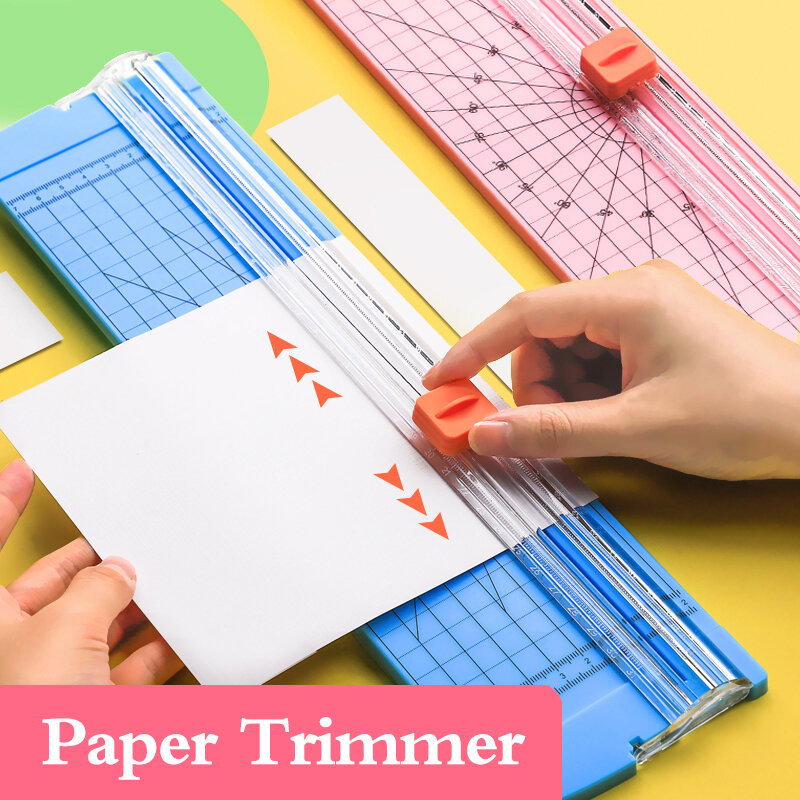 A4/A5กระดาษ Trimmers น้ำหนักเบาตัดแบบพกพาอเนกประสงค์เครื่องตัดสำหรับสมุดภาพ DIY Photo ป้ายกระดาษ cuttin