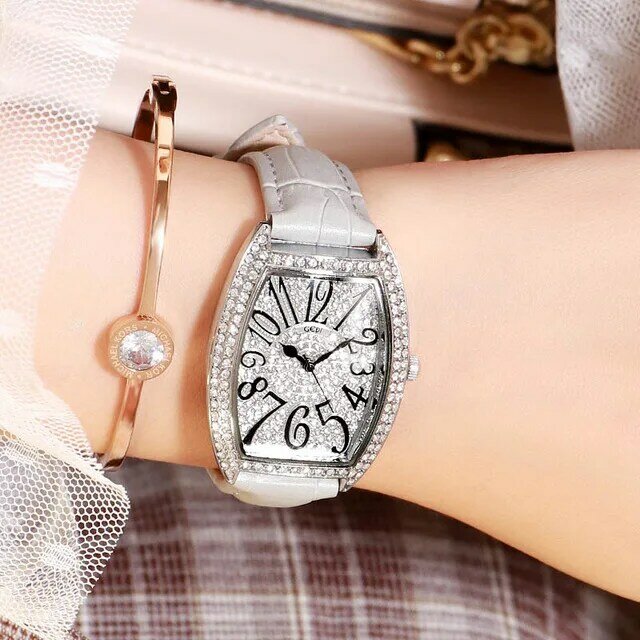 Relógio unissex bayan kol saati, relógio de pulso feminino luxuoso quartzo