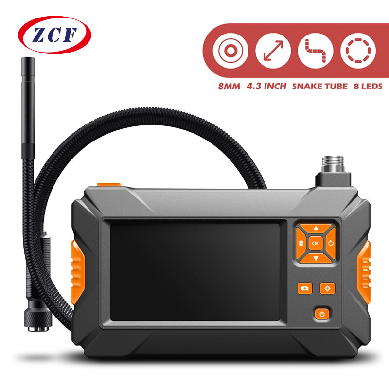 P30 Handhold กล้อง Endoscope Single & Dual เลนส์กล้อง4.3 "อุตสาหกรรม Borescope 8มม.2.0mp กล้อง18650แบตเตอรี่