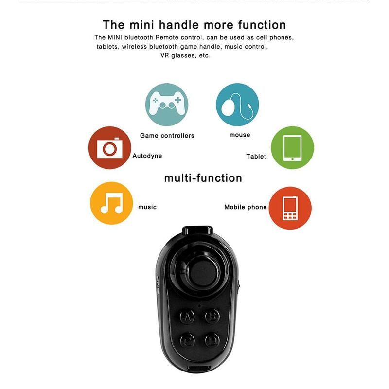 R1 Mini Ring Bluetooth 4.0 Rechargeable Wireless VR Remote Game Controller Joystick Gamepad for Android 3D Glasses Control Ring