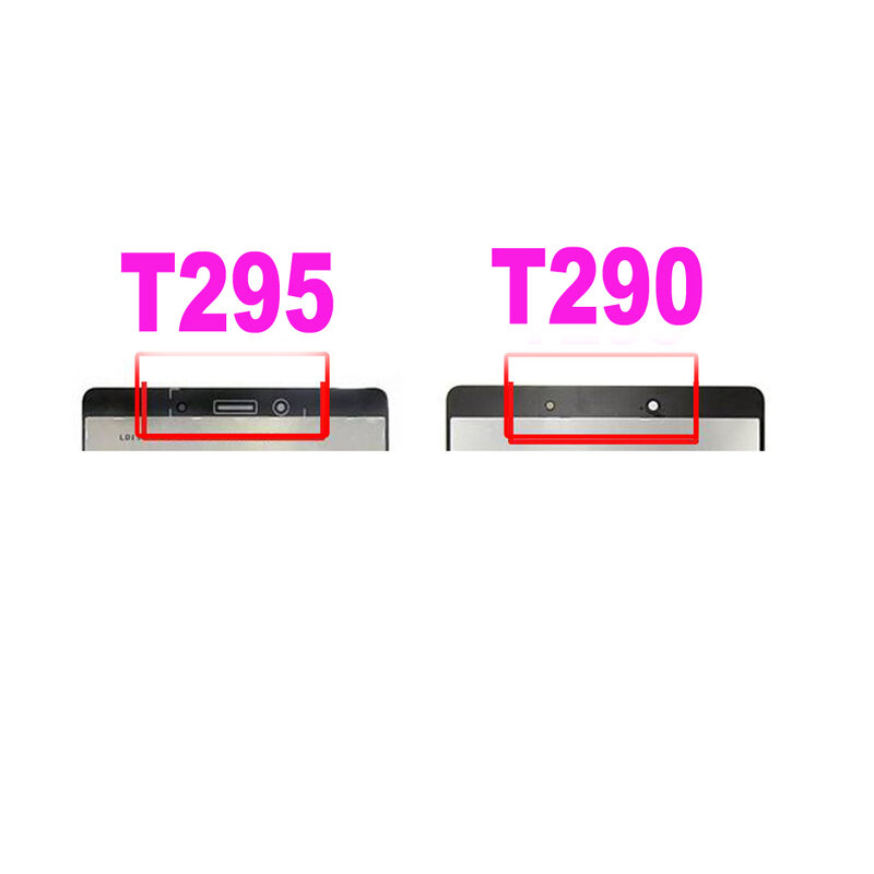 8 "LCD originale T290 per la linguetta della galassia di Samsung A 8.0 2019 SM-T295 assemblea LCD del convertitore analogico/digitale del Touch Screen dell'esposizione T290 T295