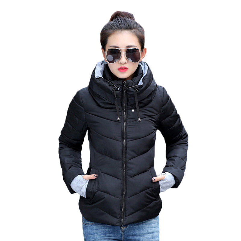 20202new senhoras moda casaco de inverno jaqueta feminina outerwear curto wadded jaqueta feminina acolchoado parka