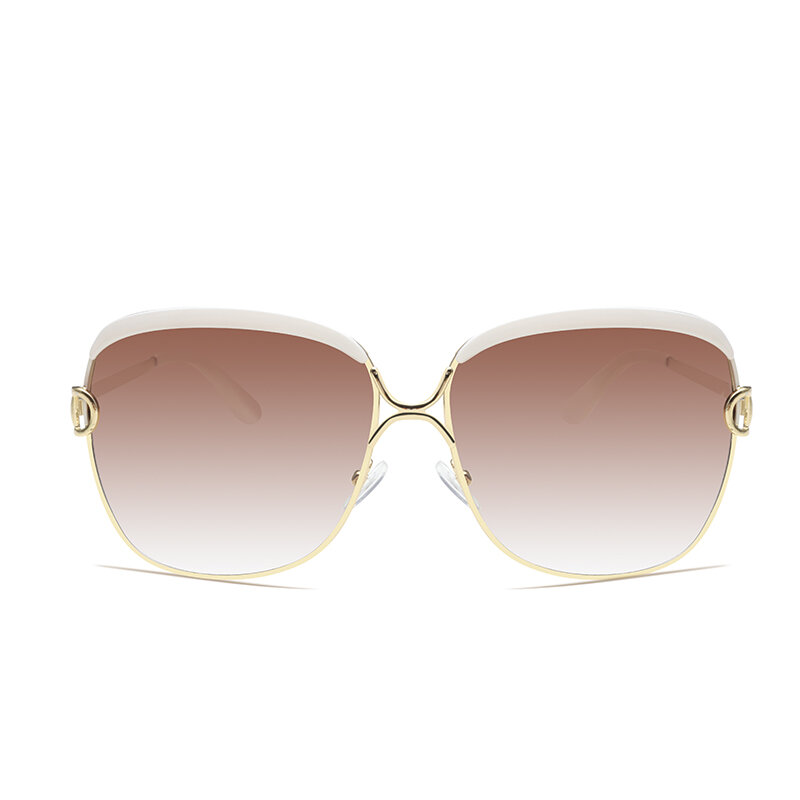 ROYAL GIRL 2020 New Women Sunglasses Vintage Oversized High Quality Luxury Brand Designer Gradient Lenses Sun Glasses ss018