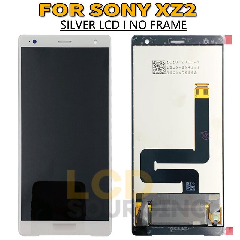 Pantalla LCD de 5,7 pulgadas para Sony Xperia XZ2, montaje de digitalizador con pantalla táctil de repuesto, H8216, H8266, H8276, H8296