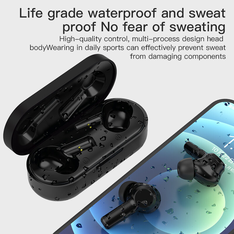 Nieuwe W20 Tws Bluetooth 5.0 Koptelefoon Draadloze Hoofdtelefoon Stereo Min Headset Sport In Ear Oordopjes Met Microfoon Lader Doos