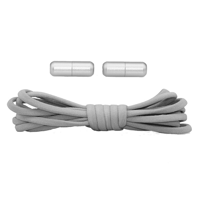 Swobodnie dopasuj elastyczne sznurowadła, metalowy zamek leniwe sznurowadła, wielokolorowe opcjonalne, niezwiązane sznurowadła, okrągłe kapsułki