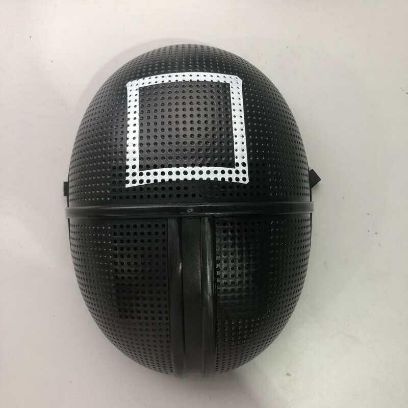 Jogo de lulas imprimir capacete máscaras rosto adulto capacete cosplay masquerade acessórios adereços preto rosto capacete festa decoração facemask
