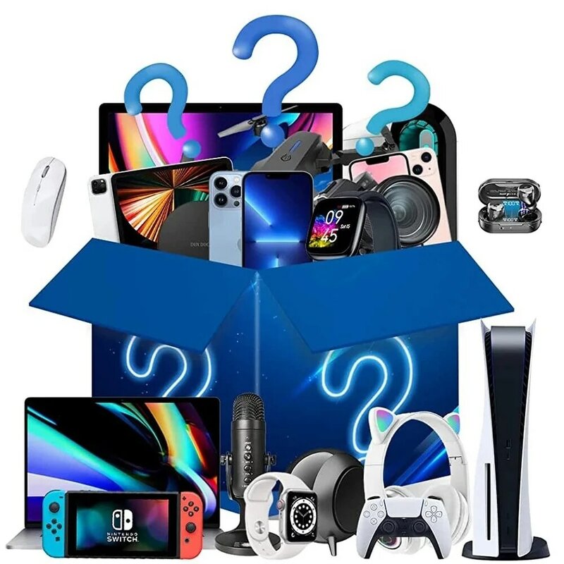 Misteri Kotak Elektronik 100% Kejutan Hadiah Produk Elektronik Premium Butik Acak Lebih Beruntung Hadiah Natal Menunggu untuk Anda
