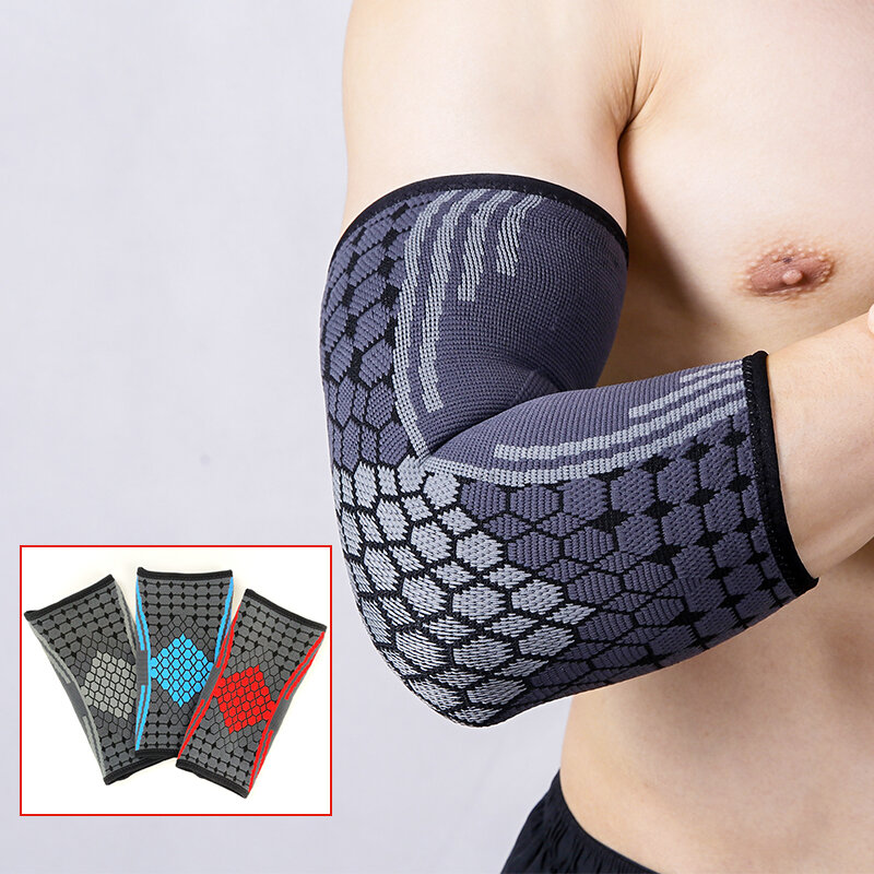 Jacquard pressure cycling elbow protector Riding protectors are unisex The arm guard protects the arm