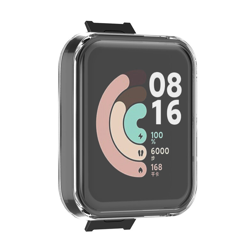 Funda protectora para Xiaomi Mi Watch Lite, Protector de pantalla transparente, accesorios antiarañazos