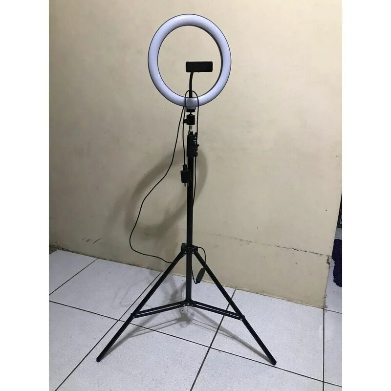 10 "/26cm LED Ring Licht w/ 210cm Stativ CP Halter Für Make-Up Fotografie Selfie schnelle lieferung