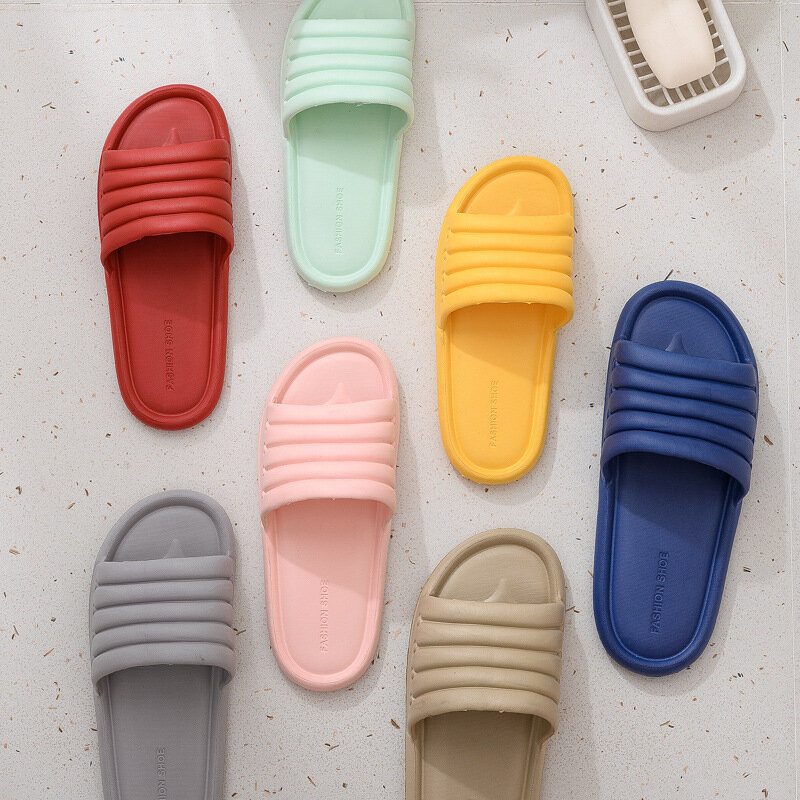 Unisex Indoor Eva Home Hotel Sandals and Slippers Male Summer Non-slip Bathroom Women's and Men's Flip Flop Shower Shoes