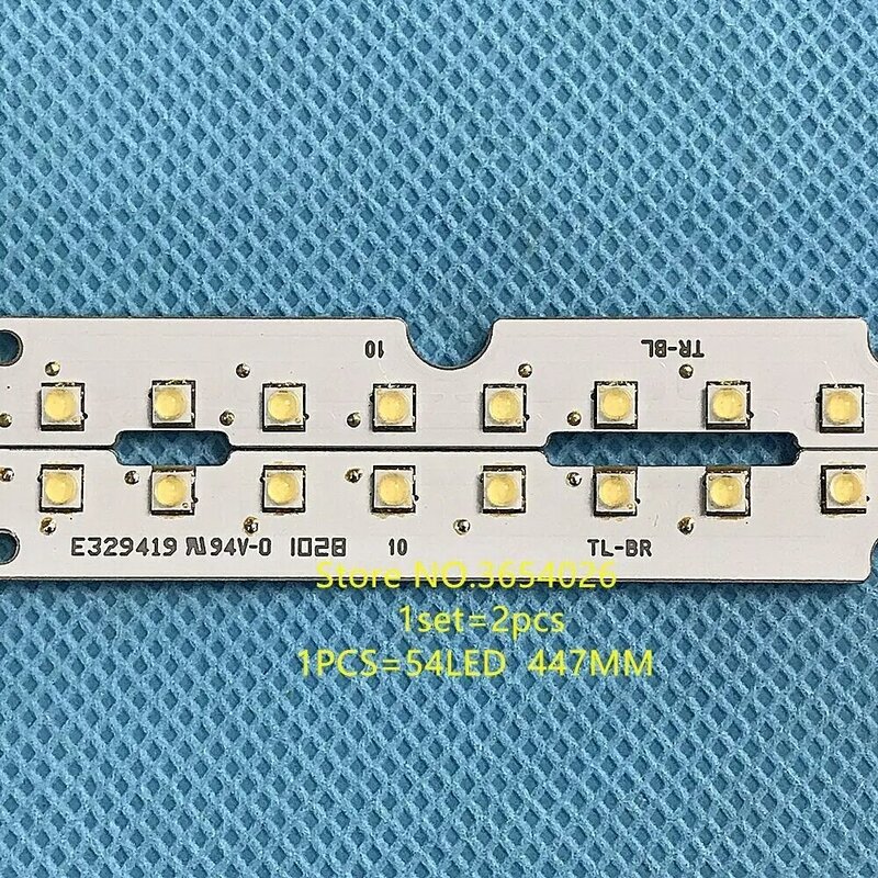 2 ชิ้น/ล็อต LED Strip สำหรับ E329419 K4475CS K4476CS LK400D3LB23 54LED 447 มม.
