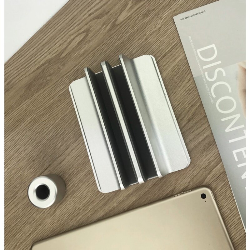 Soporte ajustable Vertical de doble ranura para ordenador portátil, soporte de refrigeración para tabletas, oficina y casa