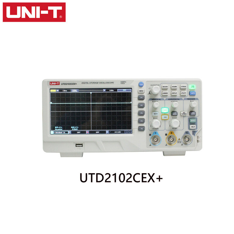 UNI-T UTD2102e UTD2102e più il Tester elettronico della forma d'onda di riparazione del laboratorio dell'oscilloscopio di memoria digitale