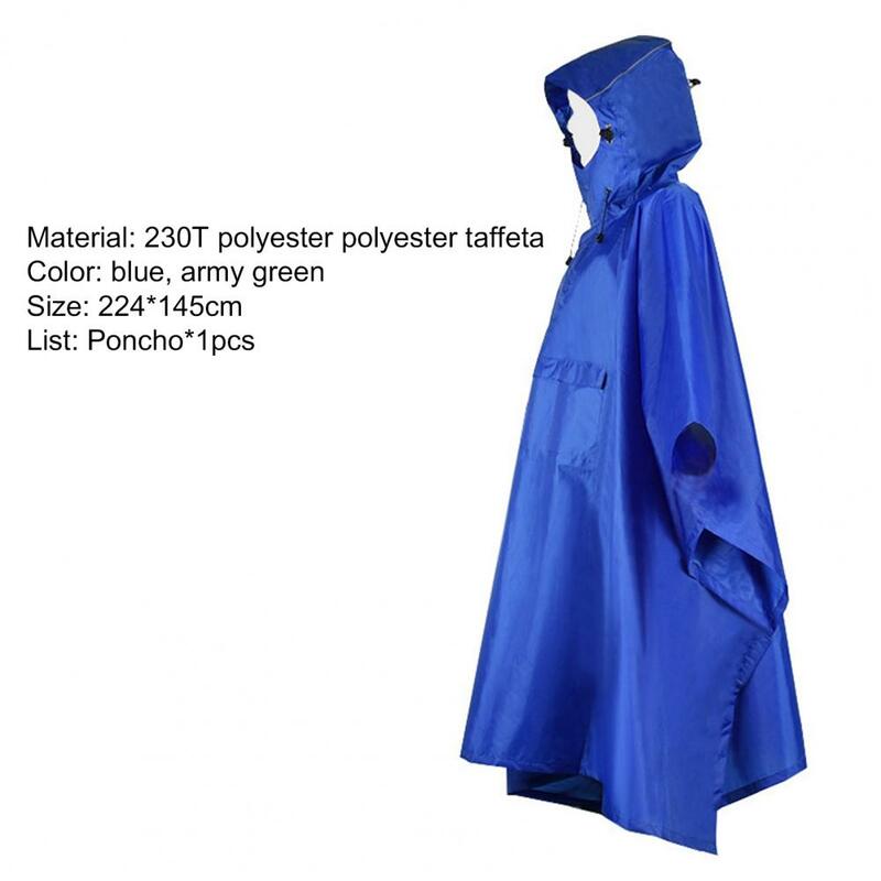 80% Hotraincoat Hooded Waterdicht Unisex Trui Regen Poncho Met Pocket Voor Bergbeklimmen