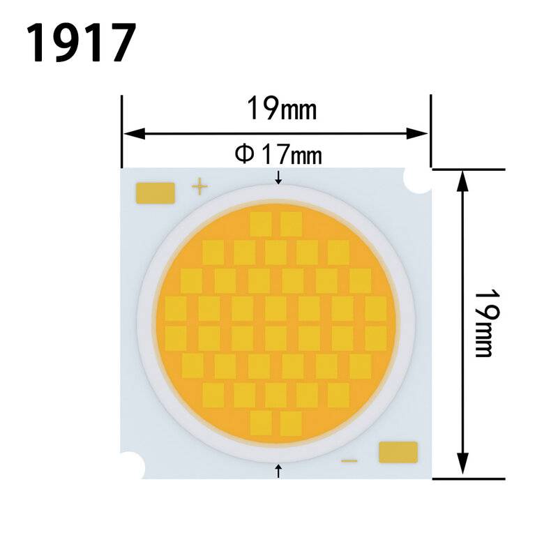 10pcs/lot Hight Power Bridgelux COB LED Chip 3W 10W 36W 60W High-end High CRI High Lumen 1311 1917 2823 Lamp Bead For Spotlight