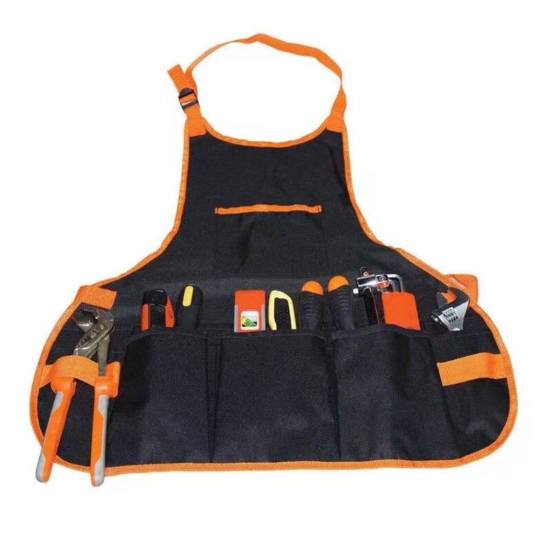 Pochette professionnelle pour outils électriques, porte-outil à bandoulière avec plusieurs poches, organisateur d'outils pour outils d'électriciens